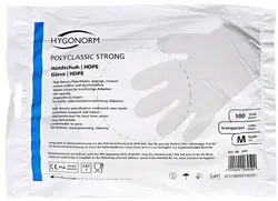 HYGONORM Gants hygiéniques jetables HDPE POLYCLASSIC STRONG