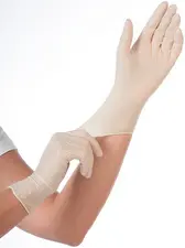 HYGONORM Gant en latex "SKIN LIGHT", S, blanc
