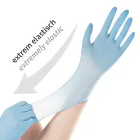 HYGOSTAR Gant en nitrile SAFE SUPER STRETCH, XL, bleu