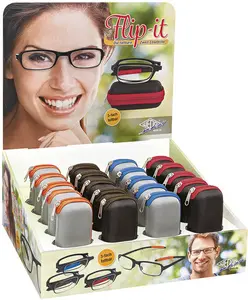 WEDO Lunettes de lecture pliables Flip-it, présentoir de 20