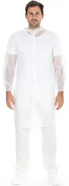 HYGOSTAR Blouse visiteur avec fermeture autoagrippante, XL