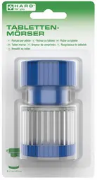 HARO Broyeur de comprimés, bleu/transparent