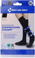 FIRST AID ONLY Mi-bas de contention, XL, noir