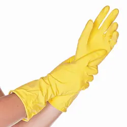 HYGOSTAR Gant universel en latex Bettina, XL, jaune