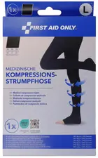 FIRST AID ONLY Collants de contention, L, noir