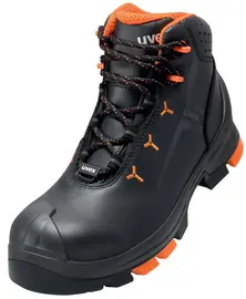 uvex 2 Chaussures montantes S3 SRC, T. 42, noir/orange