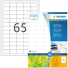 HERMA Étiquette universelle recyclée, 105 x 48 mm
