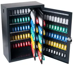 pavo Armoire à clés Deluxe, pour 300 clés, gris foncé