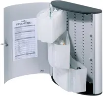 DURABLE FIRST AID SET L, armoire à pharmacie design, argent