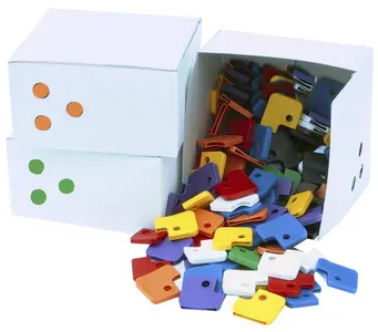 WEDO Protections angulaires pour clés, carton de 100 pièces