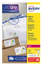 AVERY Etiquette d'adresse, 63,5 x 38,1 mm, blanc
