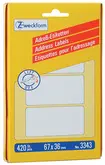 AVERY Zweckform Etiquette d'adresse, 95 x 48 mm, zigzag