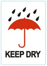 rillprint Étiquette "KEEP DRY