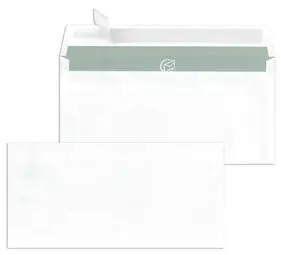 MAILmedia Briefumschläge DIN lang haftklebend, mit Fenster