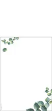 sigel Papier design "Eucalyptus", A5, 90 mm g/m2