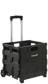 keeeper Chariot de transport "olli" avec boîte pliante, 45 L