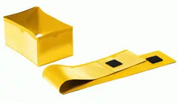 DURABLE Porte-étiquette pour pied de palette, jaune