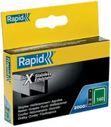 Rapid Agrafe fil plat no. 140, 10 mm, grand paquet