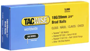 TACWISE Clous 18G/32 mm, 5.000 pièces
