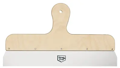 WESTEX Couteau à enduire, inoxydable, 400 mm, manche en bois