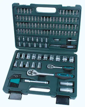 BRÜDER MANNESMANN Jeu clés à douilles 1/2" + 1/4", 115 pcs.
