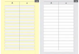 Oxford cahier de vocabulaire, interligne: 2W, format A5, 28
