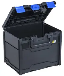 allit Boîte de rangement EuroPlus MetaBox 145, noir/bleu