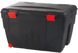 EDA Boîte de rangement TRAFIC, 200 litres, noir/rouge