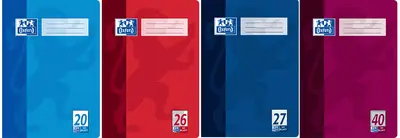 Oxford cahier, format A4, linéature 26 / quadrillé, 64 pages