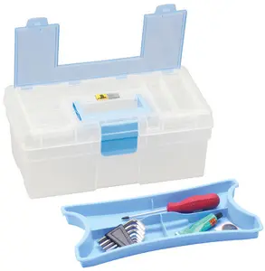 allit Boîte de rangement McPlus Clear 12.5, PP, bleu