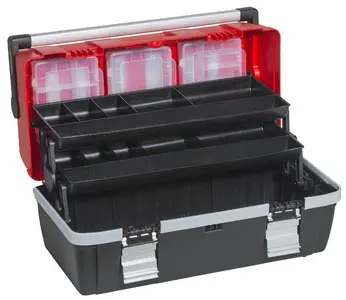 allit Boîte à outils McPlus Alu >C< 22, PP, rouge/noir