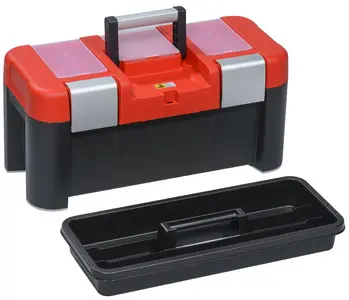 allit Boîte à outils McPlus Alu 21, PP, rouge/noir