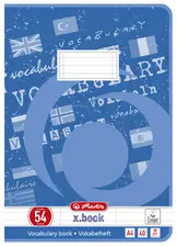 herlitz Vokabelheft x.book, DIN A4, 3-spaltig, 40 Blatt