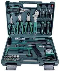 BRÜDER MANNESMANN Jeu d'outils, 74 pièces, dans un coffret