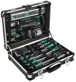 BRÜDER MANNESMANN Malette à outils, 160 pièces, coffre alu