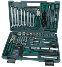 BRÜDER MANNESMANN Jeu d'outils, 99 pièces, dans un coffret