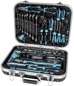QUANTOOL Jeu d'outils, mallette de 120 pièces
