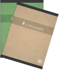 CONQUERANT SEPT Cahier "Recyclé", 210 x 297 mm, séyès
