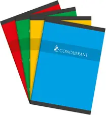 CONQUERANT SEPT Cahier, A4, quadrillé, 96 pages
