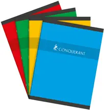 CONQUERANT SEPT Cahier, 240 x 320 mm, quadrillé, 192 pages