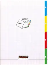 Calligraphe Cahier 4 index 8000 POLYPRO, 240 x 320 mm