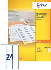 AVERY Etiquette pour photocopieur, 105 x 35 mm, blanc