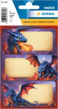 HERMA Étiquettes pour livres VARIO "Dragons", 76 x 35 mm