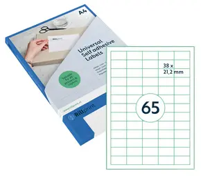 rillprint Etiquette universelle, 105 x 148 mm, blanc