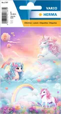 HERMA Étiquettes pour livres VARIO "Happy Unicorns", 76x35mm