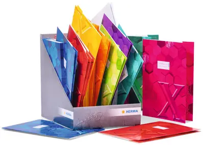 HERMA Protège-cahier Carton X, carton, A4, présentoir
