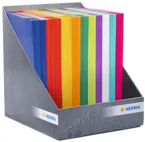 HERMA Protège-cahier, en carton, A4, présentoir