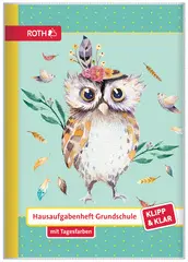 ROTH Hausaufgabenheft Klipp & Klar "Eule Lieselotte