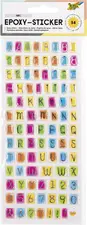 folia Sticker époxy ABC, effet 3D