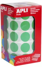 APLI Kids Gommette de couleur en rouleau, vert